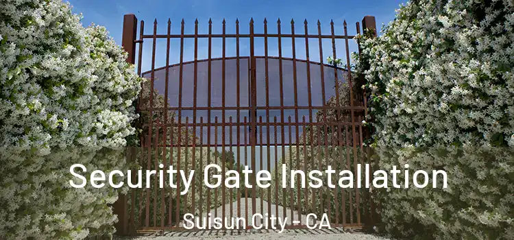 Security Gate Installation Suisun City - CA